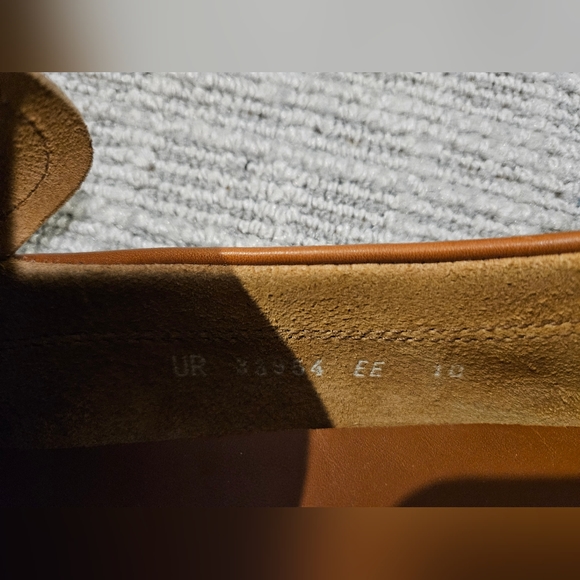 Ferragamo drivers, brown/khaki, 10EE, like new - Picture 6 of 6